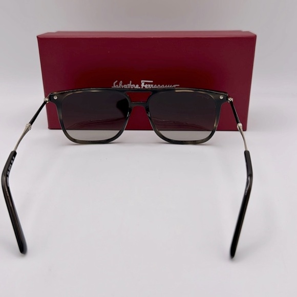 Salvatore Ferragamo SF966S Square Aviator Sunglasses Tortoise Made in Italy - Picture 6 of 10